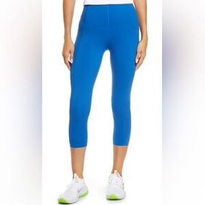 NWT Sweaty Betty Women's Power Cropped Workout Legging Oxford Blue